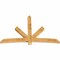 Ekena Millwork Alberta Rough Sawn Timber Gable Bracket, Western Red Cedar, 96"W x 64"H x 4"D x 6"F, 16/12 Pitch GBW096X64X0406ALB00RWR - alternate 3